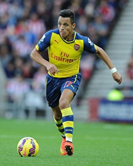 Alexis Sanchez: In Action for Arsenal Against Sunderland, Premier League 2014/15