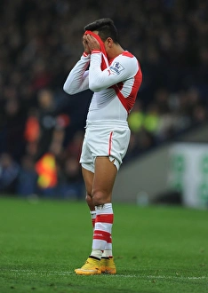 West Bromwich Albion V Arsenal 2014/15 Prints: Alexis Sanchez in Action: Arsenal vs. West Bromwich Albion, Premier League 2014/15