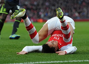 Arsenal V Middlesbrough - FA Cup 2014-15 Prints: Alexis Sanchez in Action: Arsenal vs. Middlesbrough, FA Cup 2015