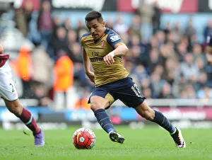 Alexis Sanchez in Action: Arsenal vs. West Ham United, Premier League 2015-16