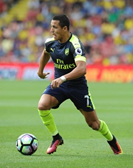 Watford V Arsenal 2016-17 Prints: Alexis Sanchez in Action: Arsenal vs. Watford, Premier League 2016-17