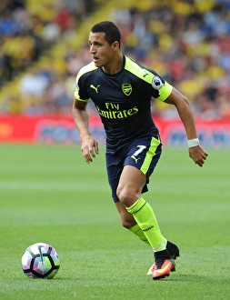 Watford V Arsenal 2016-17 Prints: Alexis Sanchez in Action: Arsenal vs. Watford, Premier League 2016-17