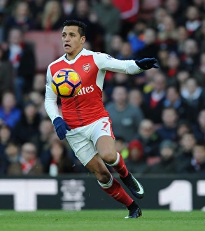 Arsenal V West Bromwich Albion 2016-17 Prints: Alexis Sanchez in Action: Arsenal vs. West Bromwich Albion, Premier League 2016-17