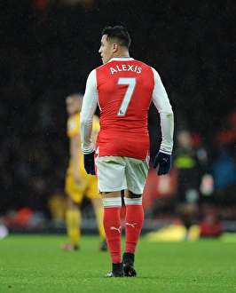 Arsenal V Crystal Palace 2016-17 Prints: Alexis Sanchez in Action: Arsenal vs