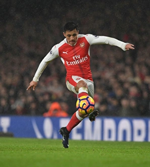 Arsenal V Watford 2016-17 Prints: Alexis Sanchez in Action: Arsenal vs. Watford, Premier League 2016-17