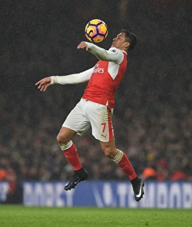 Arsenal V Watford 2016-17 Prints: Alexis Sanchez in Action: Arsenal vs. Watford, Premier League 2016-17