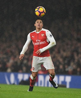 Arsenal V Watford 2016-17 Prints: Alexis Sanchez in Action: Arsenal vs. Watford, Premier League 2016-17