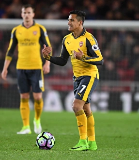 Alexis Sanchez in Action: Arsenal vs. Middlesbrough, Premier League 2016-17