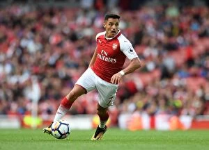 Arsenal v AFC Bournemouth 2017-18 Collection: Alexis Sanchez in Action: Arsenal vs AFC Bournemouth, Premier League 2017-18