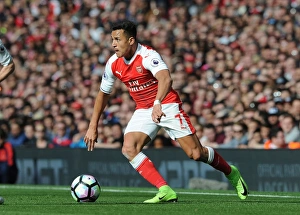 Arsenal V Manchester City 2016-17 Prints: Alexis Sanchez in Action: Arsenal vs Manchester City, Premier League 2016-17