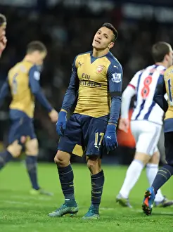 West Bromwich Albion V Arsenal 2015-16 Prints: Alexis Sanchez in Action: Arsenal vs West Bromwich Albion, Premier League 2015-16