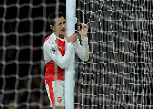 Arsenal V West Bromwich Albion 2016-17 Prints: Alexis Sanchez in Action: Arsenal vs West Bromwich Albion, Premier League 2016-17