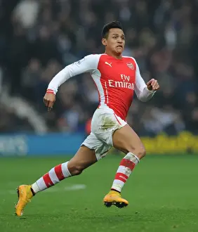 West Bromwich Albion V Arsenal 2014/15 Prints: Alexis Sanchez: In Action for Arsenal Against West Bromwich Albion, Premier League 2014/15