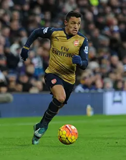 Alexis Sanchez: In Action for Arsenal Against West Bromwich Albion, Premier League 2015-16