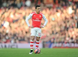 Arsenal V Middlesbrough - FA Cup 2014-15 Prints: Alexis Sanchez in Action: Arsenal's FA Cup Triumph over Middlesbrough