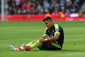 Alexis Sanchez in Action: Arsenal's Premier League Showdown at Stoke City (2016-17)