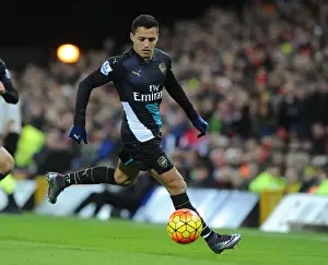 Norwich City V Arsenal 2015-16 Prints: Alexis Sanchez in Action: Arsenal's Star Forward vs Norwich City