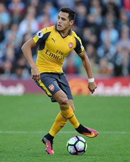 Burnley V Arsenal 2016-17 Prints: Alexis Sanchez in Action: Burnley vs. Arsenal, Premier League 2016-17