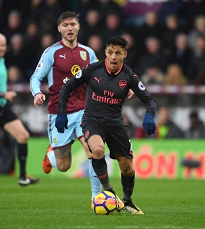 Alexis Sanchez in Action: Burnley vs. Arsenal, Premier League 2017-18