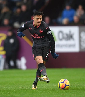 Burnley V Arsenal 2017-18 Prints: Alexis Sanchez in Action: Burnley vs. Arsenal, Premier League 2017-18