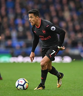 Everton V Arsenal 2017-18 Prints: Alexis Sanchez in Action: Everton vs. Arsenal, Premier League 2017-18