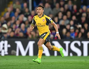 Crystal Palace V Arsenal 2016-17 Prints: Alexis Sanchez in Action: Premier League Showdown at Crystal Palace