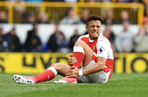 Tottenham Hotspur V Arsenal 2016-17 Prints: Alexis Sanchez in Action: Tottenham Hotspur vs Arsenal, Premier League 2016-17