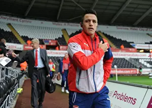 Alexis Sanchez Arrives at Liberty Stadium: Swansea vs Arsenal, Premier League 2014-15