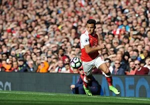 Arsenal v Manchester City 2016-17 Collection: Alexis Sanchez (Arsenal). Arsenal 2: 2 Manchester City. Premier League. Emirates Stadium