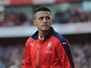 Alexis Sanchez (Arsenal). Arsenal 3: 0 Manchester United. Barclays Premier League