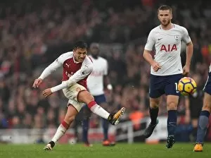 Images Dated 18th November 2017: Alexis Sanchez (Arsenal) Eric Dier (Tottenham)