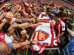 Alexis Sanchez and Arsenal Fans: FA Cup Victory Celebration over Chelsea