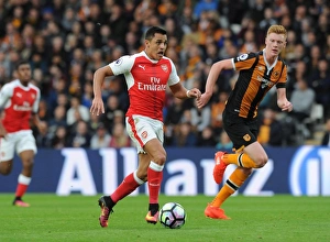 Alexis Sanchez (Arsenal). Hull City 1: 4 Arsenal. Premier League. KCOM Stadium, Hull