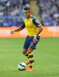 Images Dated 31st August 2014: Alexis Sanchez (Arsenal). Leicester City 1: 1 Arsenal. Barclays Premier League. The