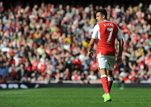 Arsenal V Manchester City 2016-17 Prints: Alexis Sanchez: Arsenal vs Manchester City, Premier League 2016-17 - In Action