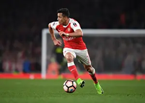 Arsenal V Lincoln City 2016-17 Prints: Alexis Sanchez: Arsenal's FA Cup Hero in Thrilling Quarters Clash vs. Lincoln City