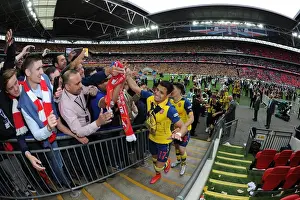 Arsenal V Aston Villa - FA Cup Final 2015 Prints: Alexis Sanchez: Arsenal's FA Cup Victory Celebration, 2015