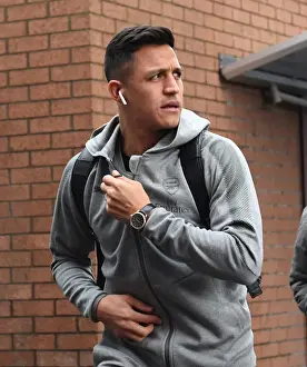 Burnley V Arsenal 2017-18 Prints: Alexis Sanchez: Arsenal's Star Forward in Action Against Burnley