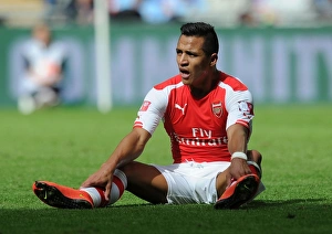 Alexis Sanchez: Arsenal's Star Forward in Action against Manchester City - FA Community Shield 2014/15
