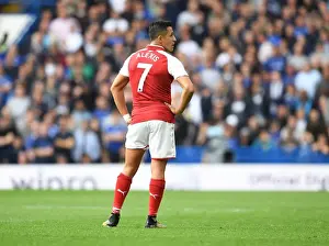 Chelsea V Arsenal 2017-18 Prints: Alexis Sanchez: Battle at Stamford Bridge - Chelsea vs Arsenal, Premier League 2017-18