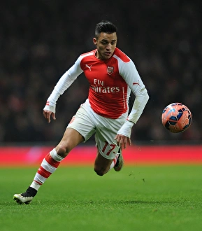 Alexis Sanchez in FA Cup Action: Arsenal vs. Hull City (2014-15)