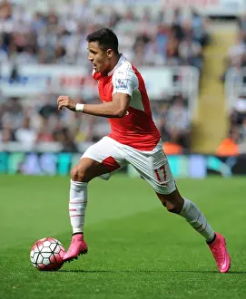 Newcastle United V Arsenal 2015-16 Prints: Alexis Sanchez Faces Newcastle United in Premier League Showdown (2015-16)