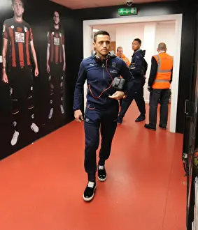 Bournemouth V Arsenal 2015-16 Prints: Alexis Sanchez: Focused Before Arsenal's Clash Against Bournemouth (Premier League 2015-16)