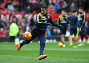 Manchester United V Arsenal 2015/16 Prints: Alexis Sanchez: Gearing Up for Manchester United vs. Arsenal Clash, Premier League 2016