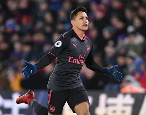 Crystal Palace V Arsenal 2017-18 Prints: Alexis Sanchez Hat-Trick: Arsenal's Triumph Over Crystal Palace in Premier League