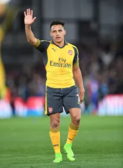 Crystal Palace V Arsenal 2016-17 Prints: Alexis Sanchez: Intense Moment after Crystal Palace vs. Arsenal Premier League Clash