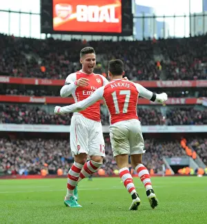 Alexis Sanchez and Olivier Giroud: United in Victory - Arsenal's Second Goal vs Stoke City (2014-15)