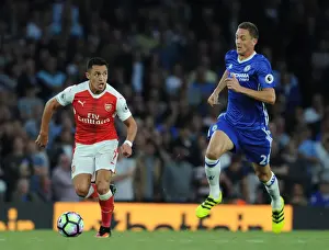 Arsenal V Chelsea 2016-17 Prints: Alexis Sanchez Outsmarts Matic: Arsenal's Masterclass Over Chelsea
