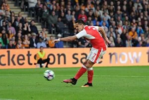 Images Dated 17th September 2016: Alexis Sanchez scores his 2nd goal for Arsenal. Hull City 1: 4 Arsenal. Premier League