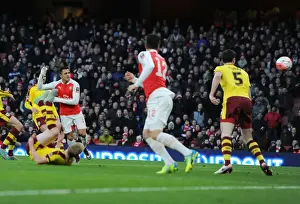 Arsenal V Burnley FA Cup 4th Rd 2016 Prints: Alexis Sanchez Scores: Arsenal Triumphs Over Burnley in FA Cup Fourth Round